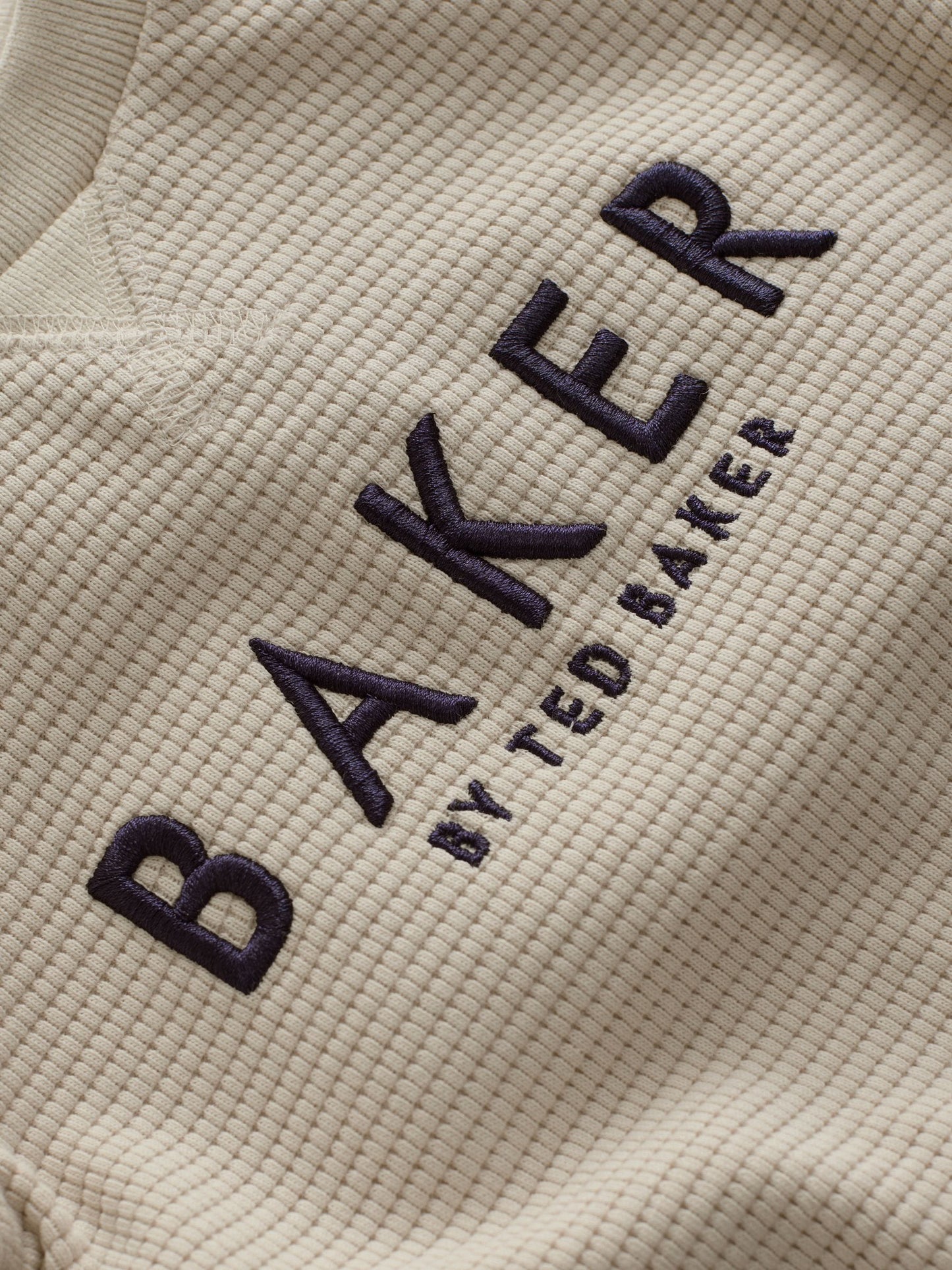 Baker by Ted Baker Textured Long Sleeve Romper image 5