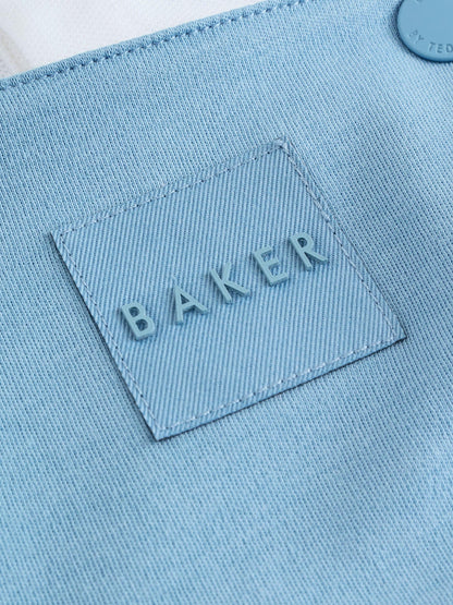 Baker by Ted Baker Blue Dungarees and Polo Shirt Set