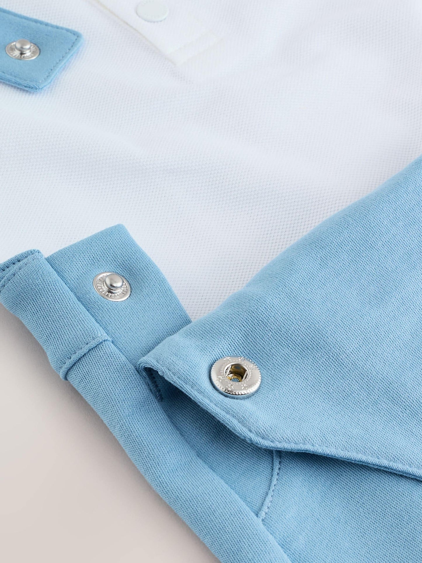 Baker by Ted Baker Blue Dungarees and Polo Shirt Set