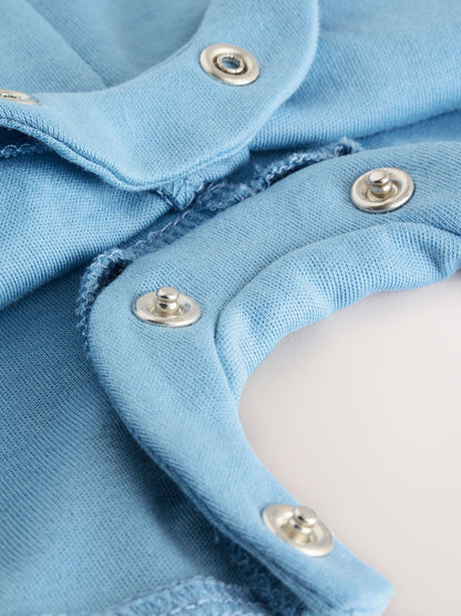 Baker by Ted Baker Blue Dungarees and Polo Shirt Set