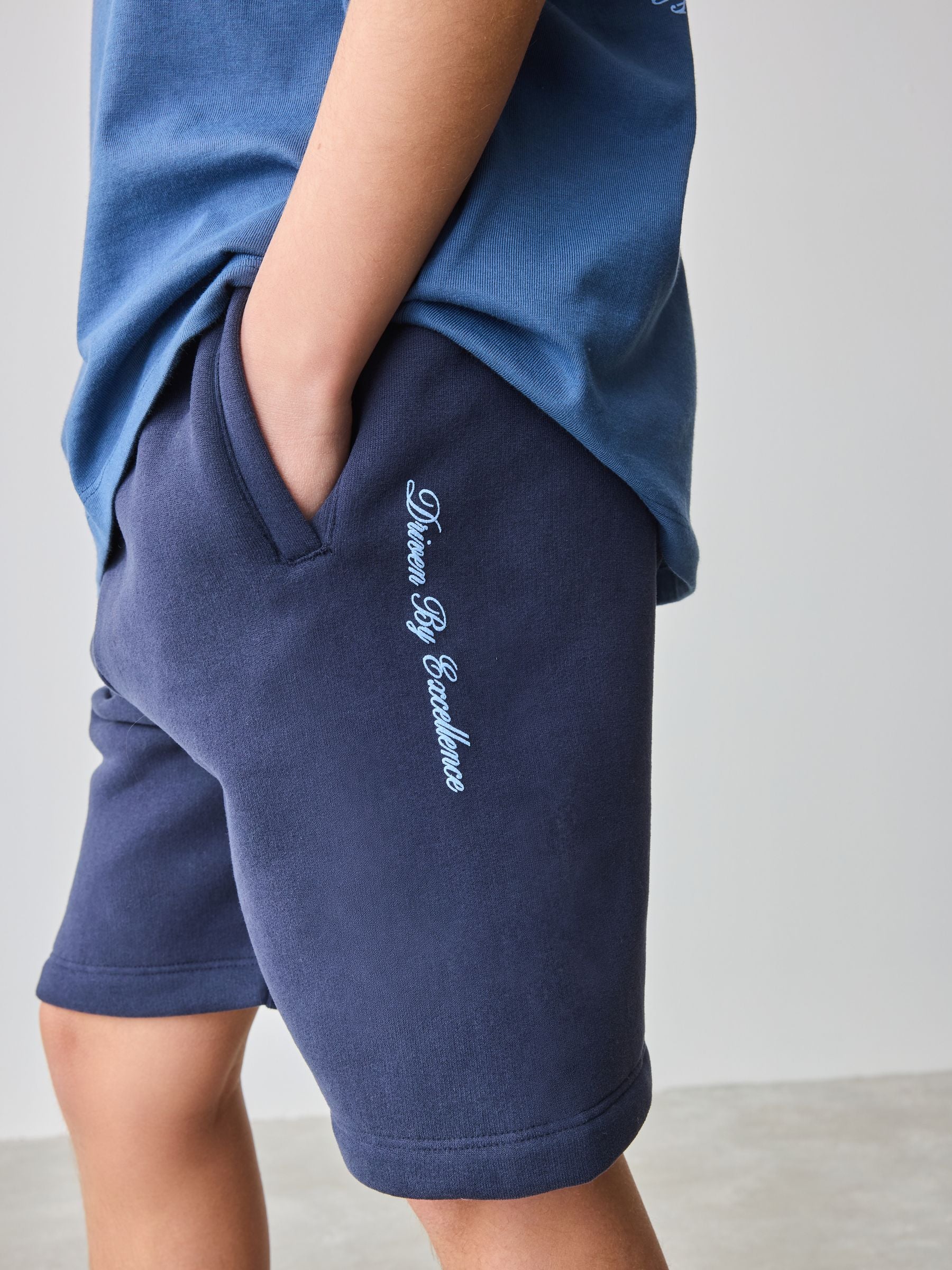 Dsiney Kidz - Baker by Ted Baker Oversized Blue T-Shirt and Shorts Set image 5