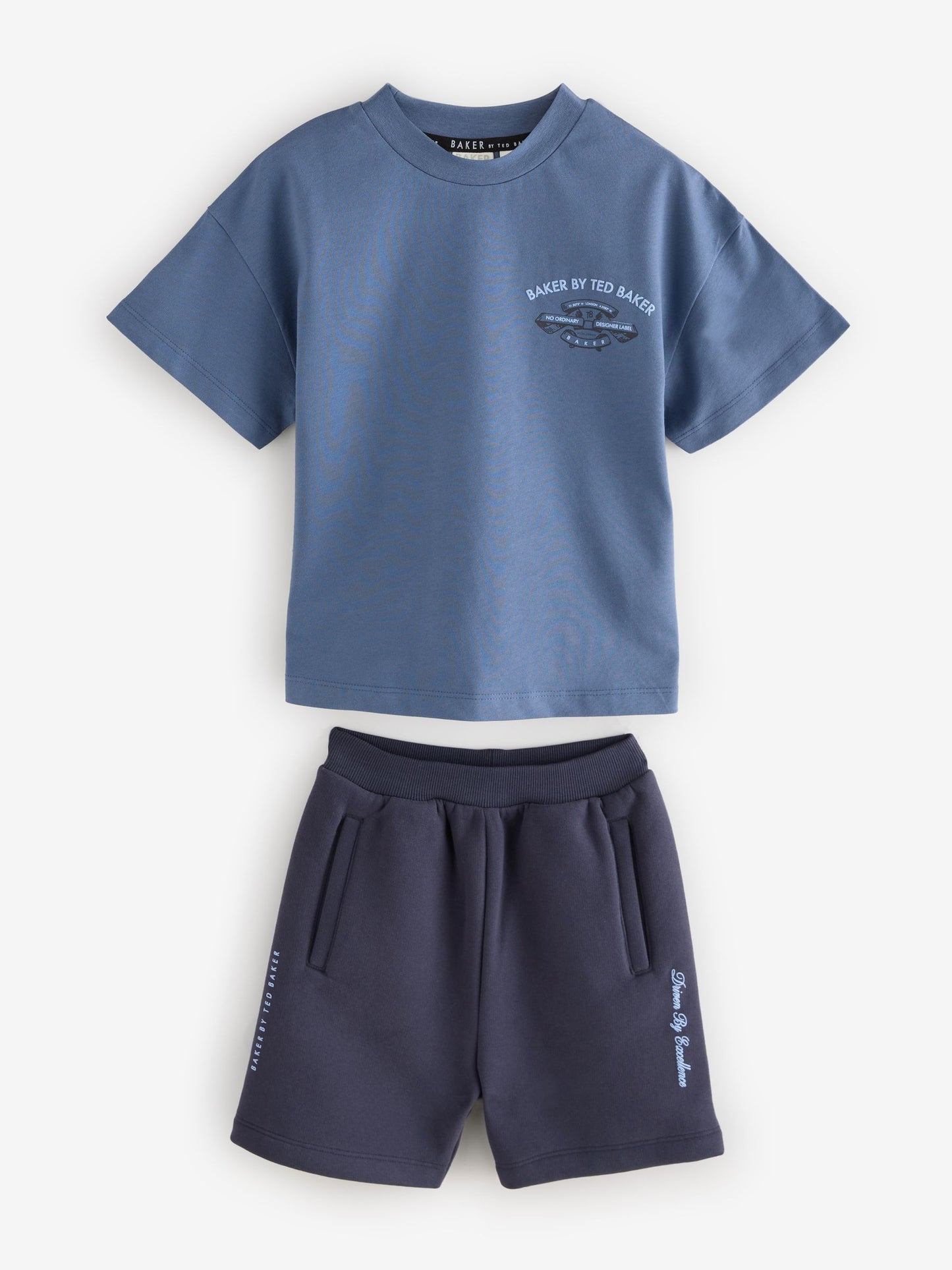 Dsiney Kidz - Baker by Ted Baker Oversized Blue T-Shirt and Shorts Set image 7