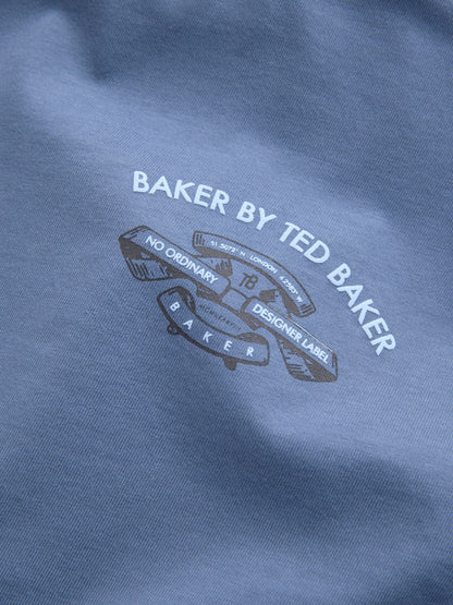 Dsiney Kidz - Baker by Ted Baker Oversized Blue T-Shirt and Shorts Set image 9