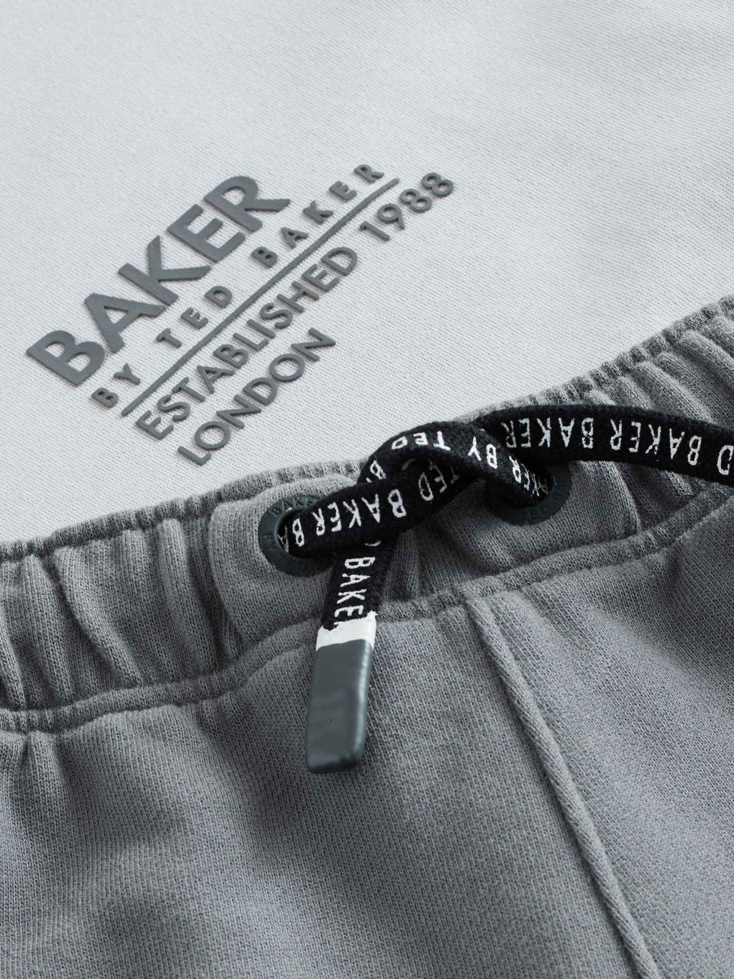 Baker by Ted Baker Oversized Tonal Graphic T-Shirt and Shorts Set image 11