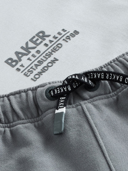 Baker by Ted Baker Oversized Tonal Graphic T-Shirt and Shorts Set image 11