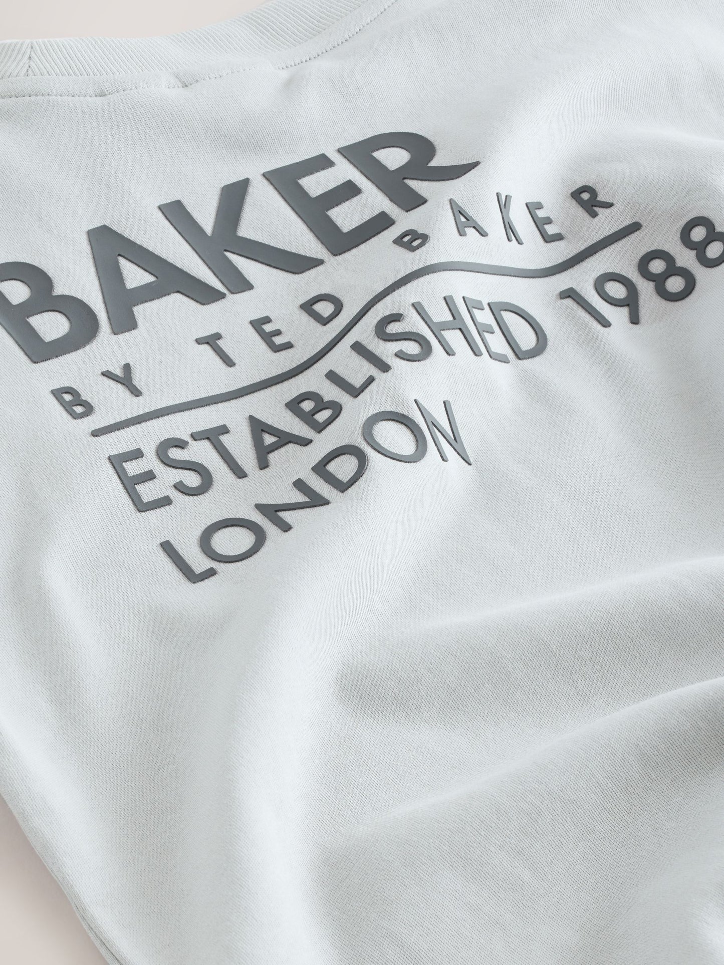 Baker by Ted Baker Oversized Tonal Graphic T-Shirt and Shorts Set image 12