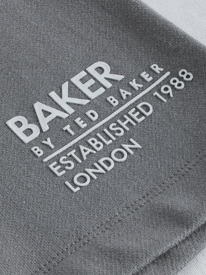 Baker by Ted Baker Oversized Tonal Graphic T-Shirt and Shorts Set image 13