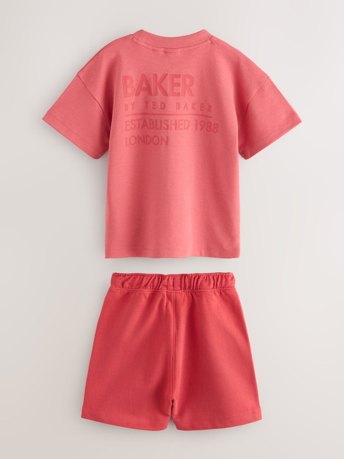 Baker by Ted Baker Oversized Tonal Graphic T-Shirt and Shorts Set image 10