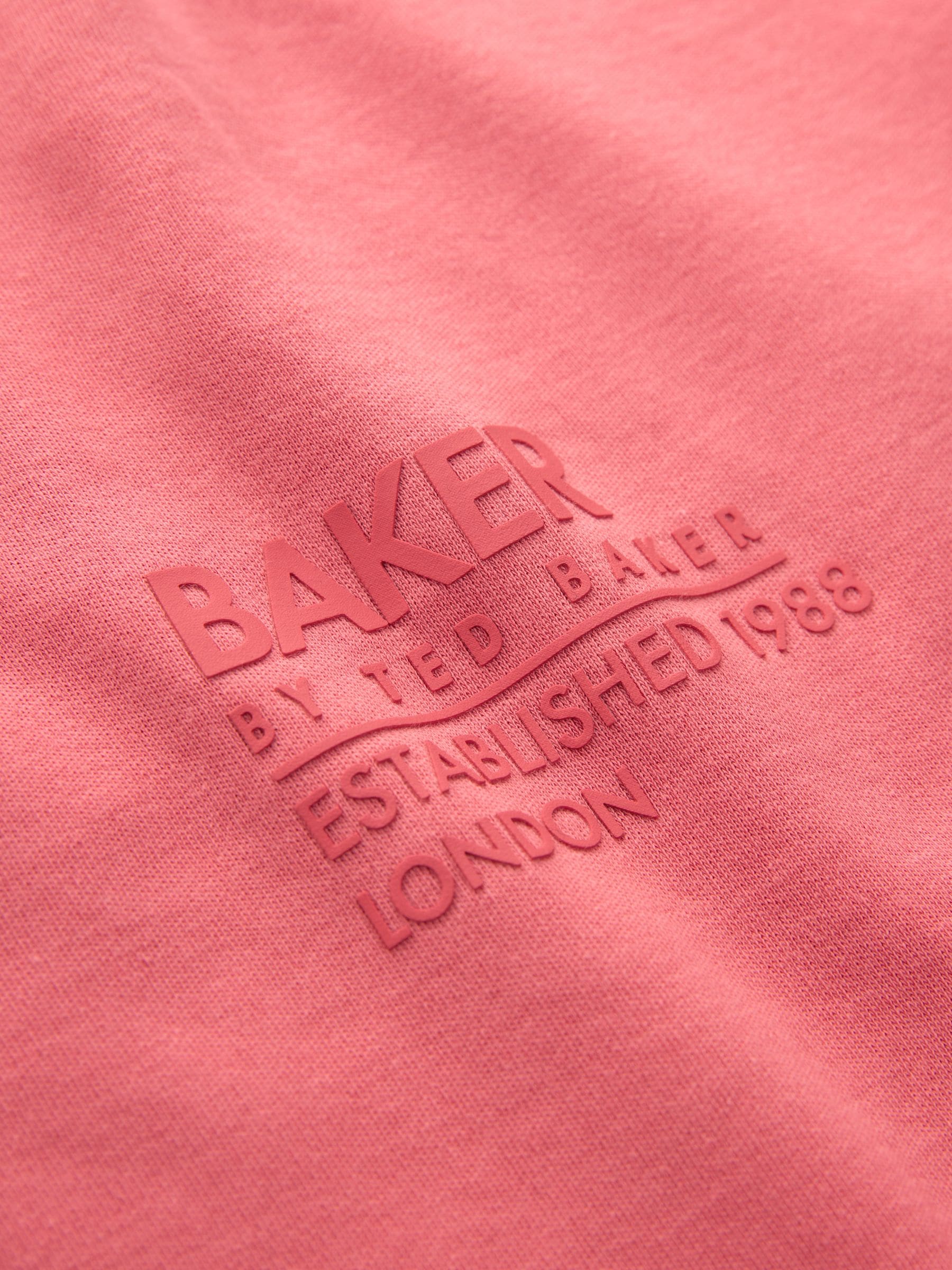 Baker by Ted Baker Oversized Tonal Graphic T-Shirt and Shorts Set image 11