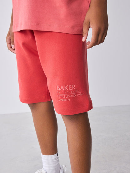 Baker by Ted Baker Oversized Tonal Graphic T-Shirt and Shorts Set image 7