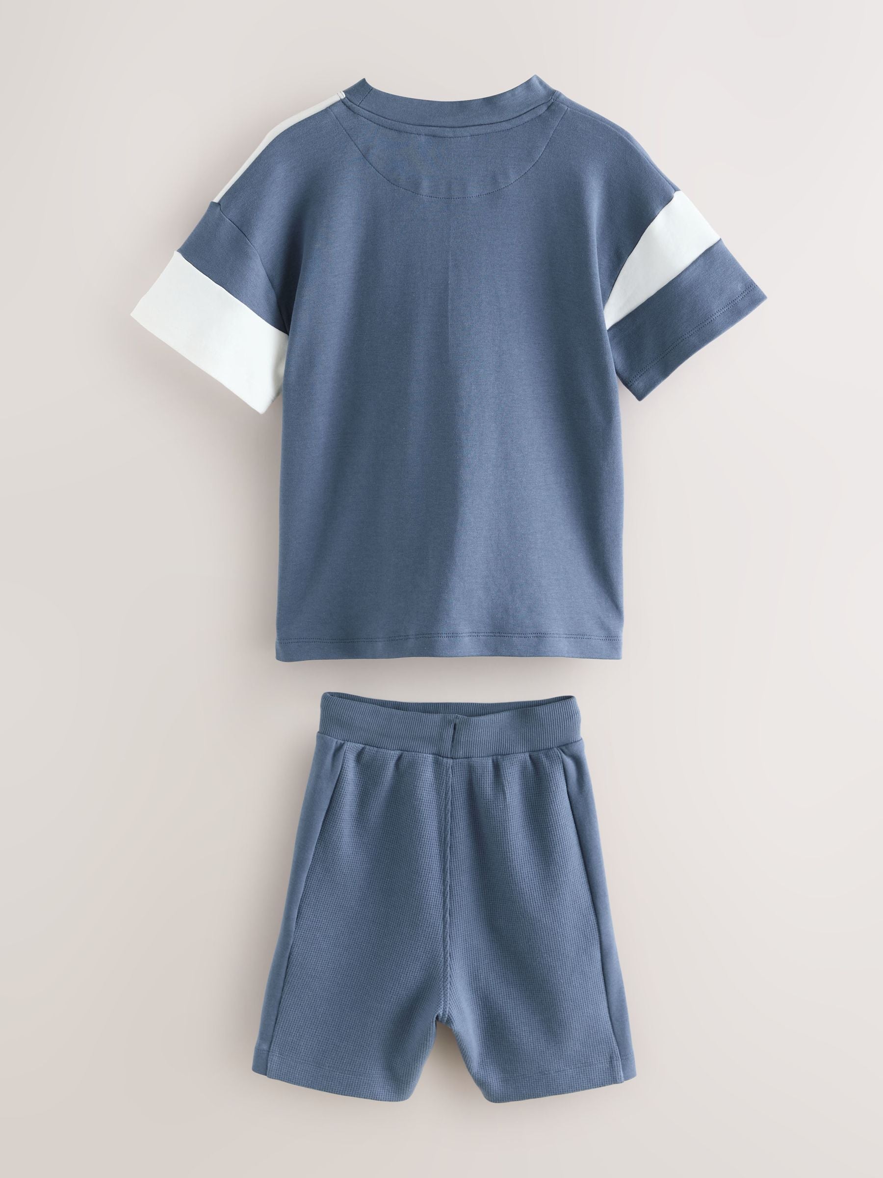 Baker by Ted Baker Colourblock Varsity T-Shirt and Shorts Set image 8