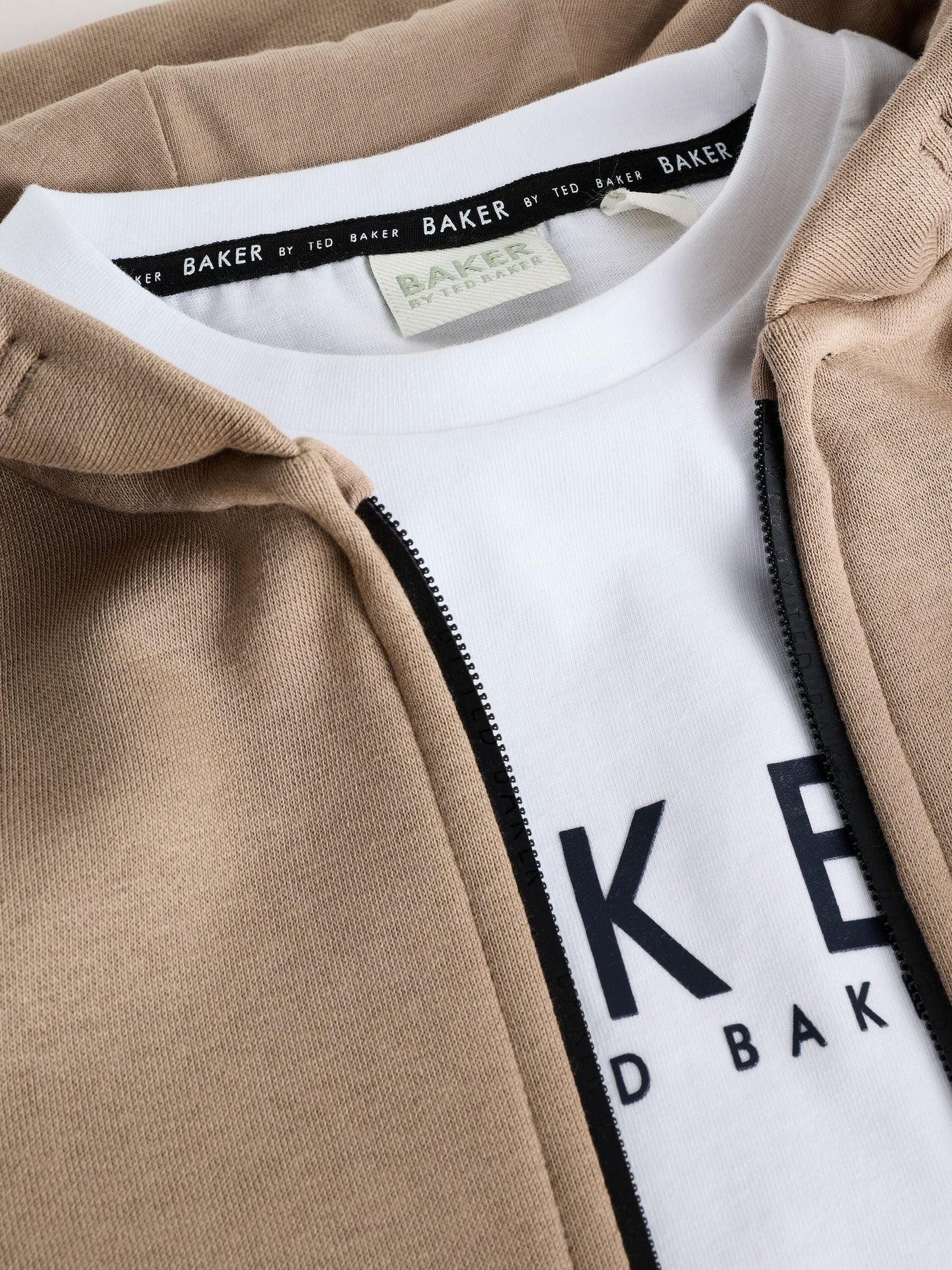 Baker by Ted Baker Zip Through Hoodie T-Shirt And Joggers 3 Piece Set