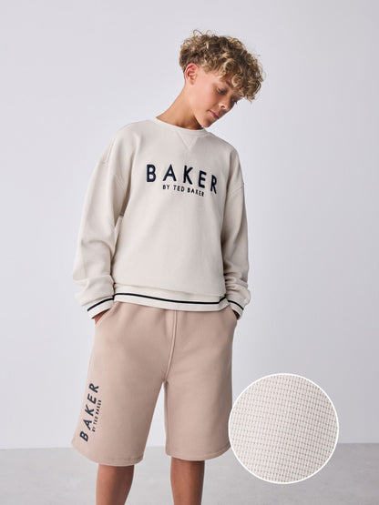 Baker by Ted Baker Textured Sweatshirt and Short Set - image 2