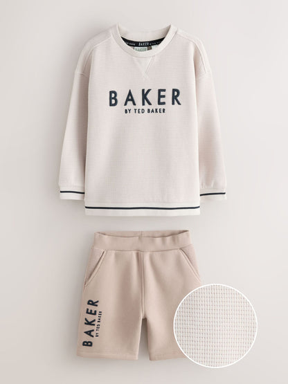 Baker by Ted Baker Textured Sweatshirt and Short Set - image 7
