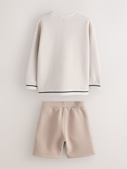 Baker by Ted Baker Textured Sweatshirt and Short Set - image 8