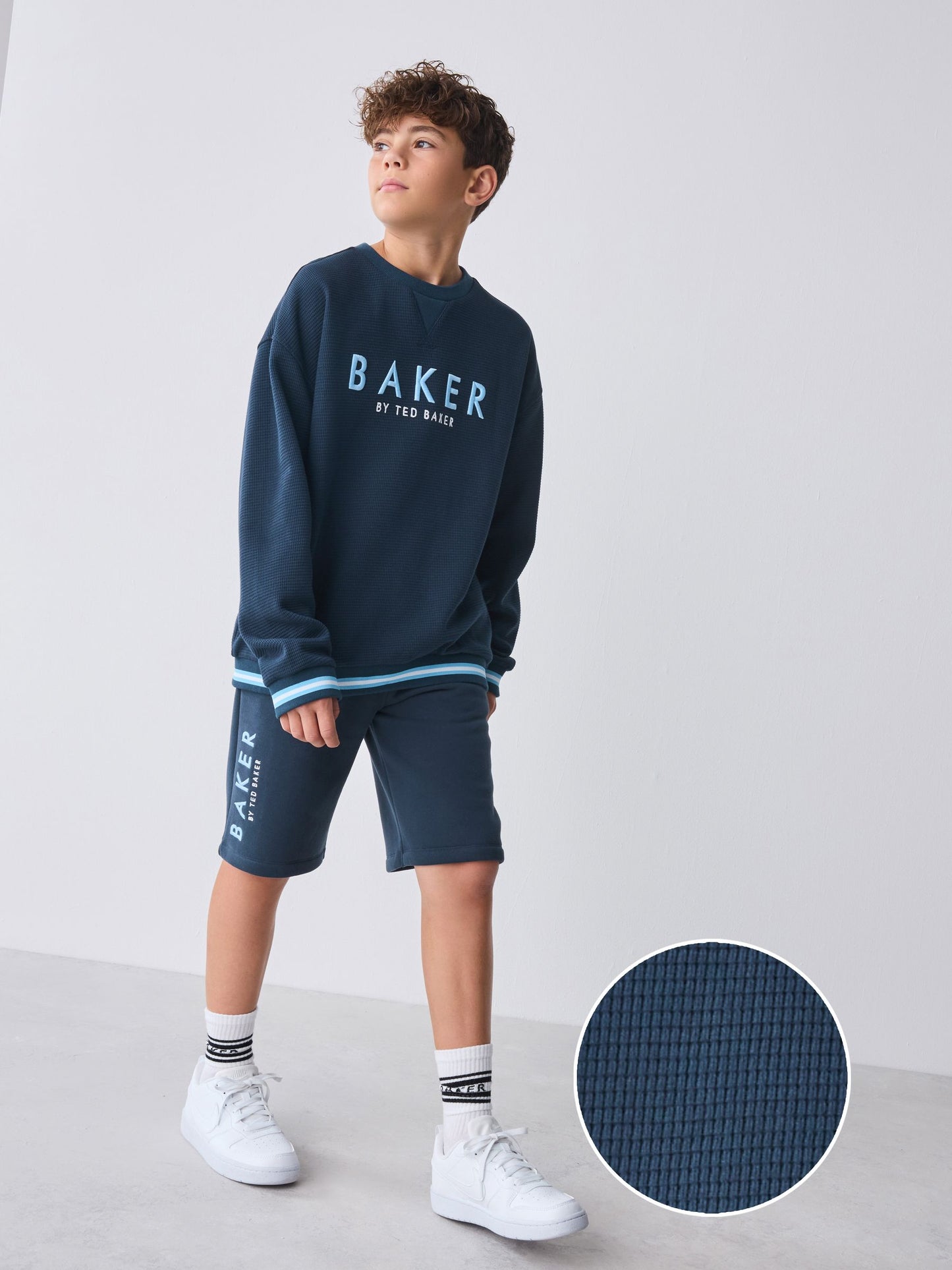 Baker by Ted Baker Textured Sweatshirt and Short Set image 1