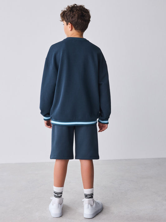 Baker by Ted Baker Textured Sweatshirt and Short Set image 2