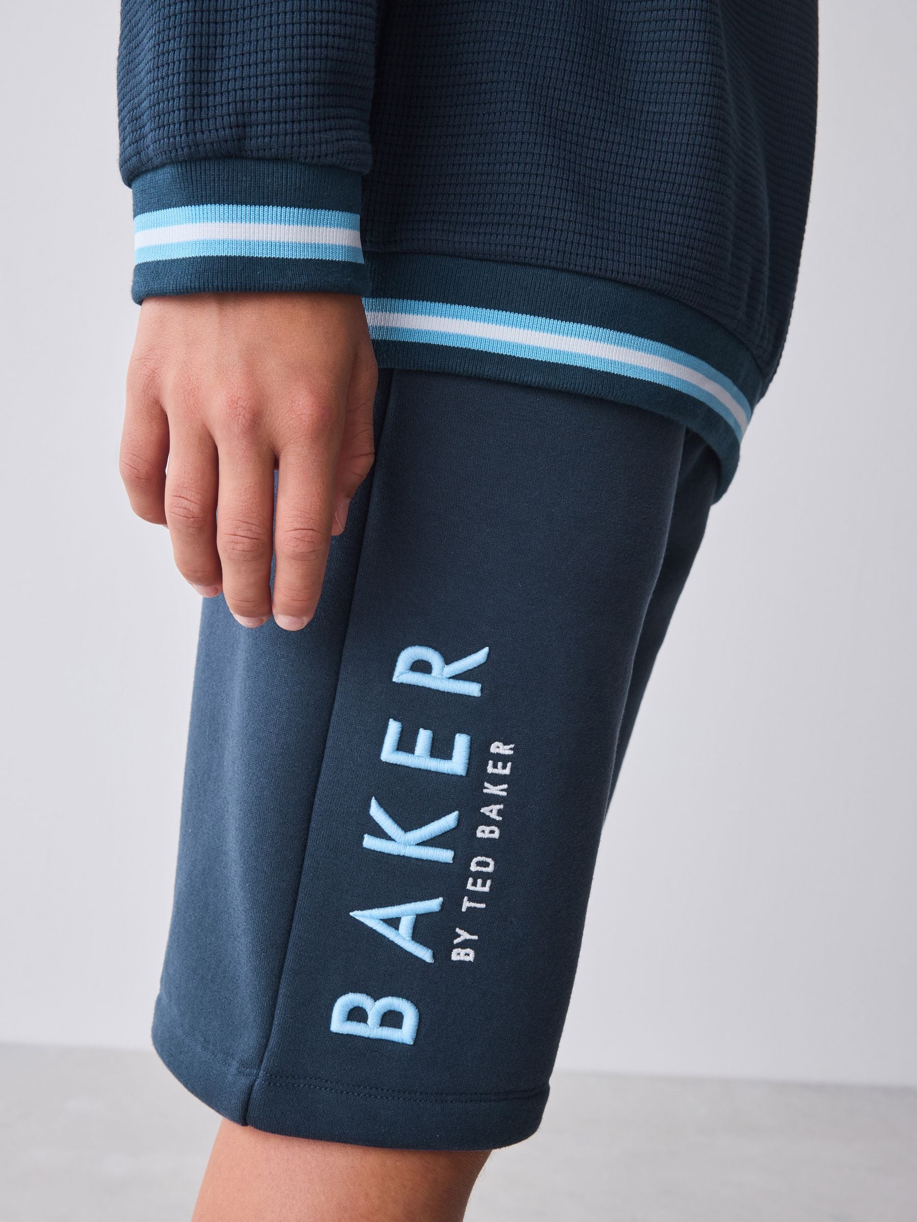 Baker by Ted Baker Textured Sweatshirt and Short Set image 7