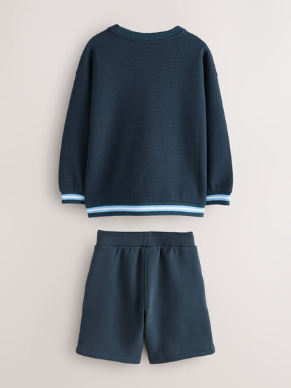 Baker by Ted Baker Textured Sweatshirt and Short Set image 9