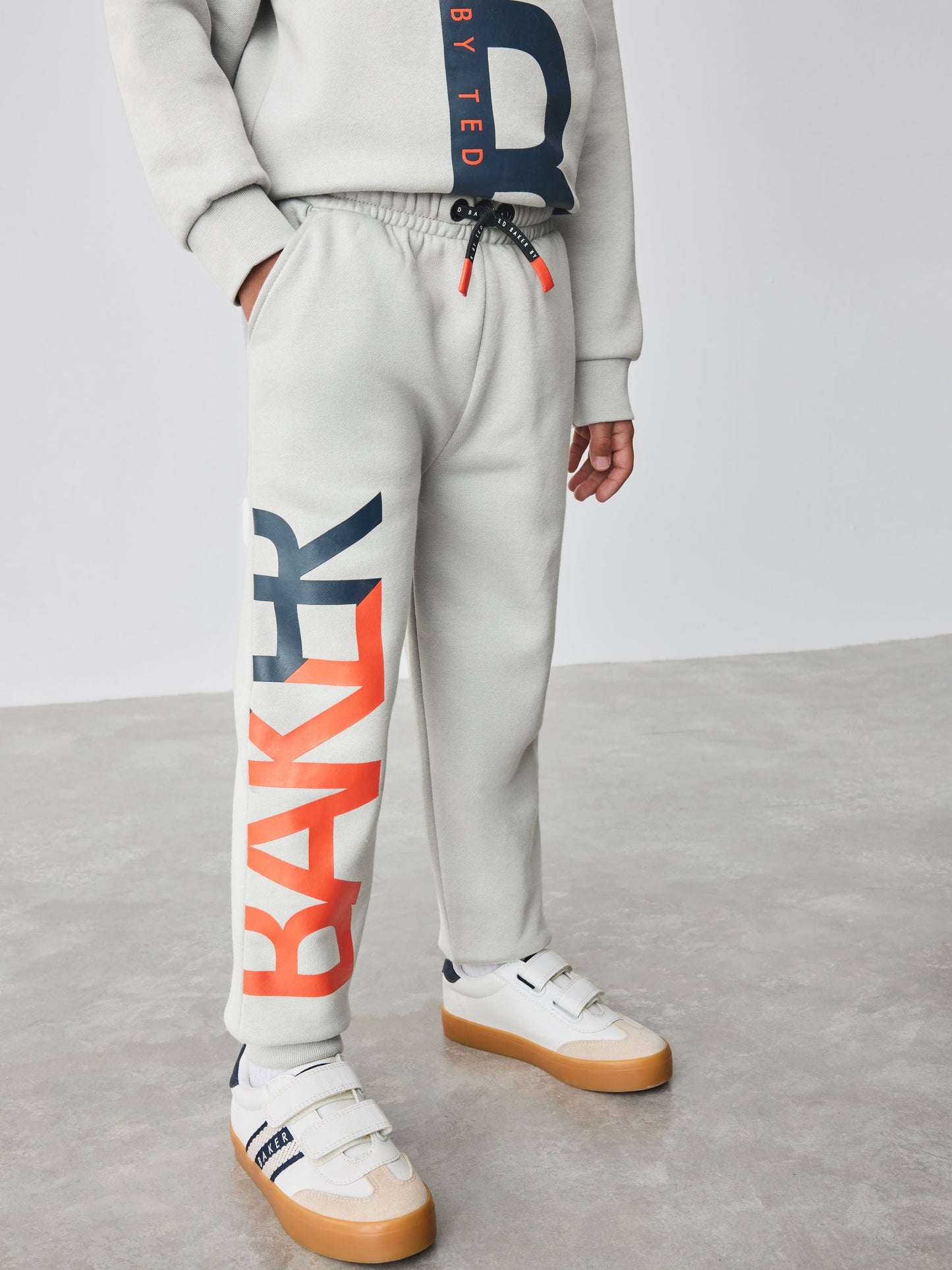 Baker by Ted Baker Oversized Letter Graphic Print Sweatshirt and Joggers Set image 4