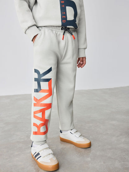 Baker by Ted Baker Oversized Letter Graphic Print Sweatshirt and Joggers Set image 4