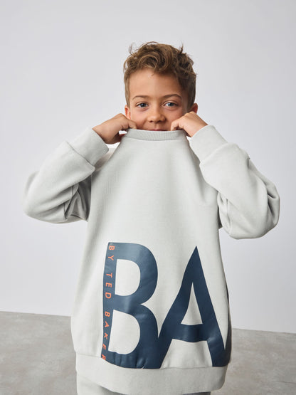 Baker by Ted Baker Oversized Letter Graphic Print Sweatshirt and Joggers Set image 5