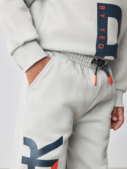 Baker by Ted Baker Oversized Letter Graphic Print Sweatshirt and Joggers Set image 6