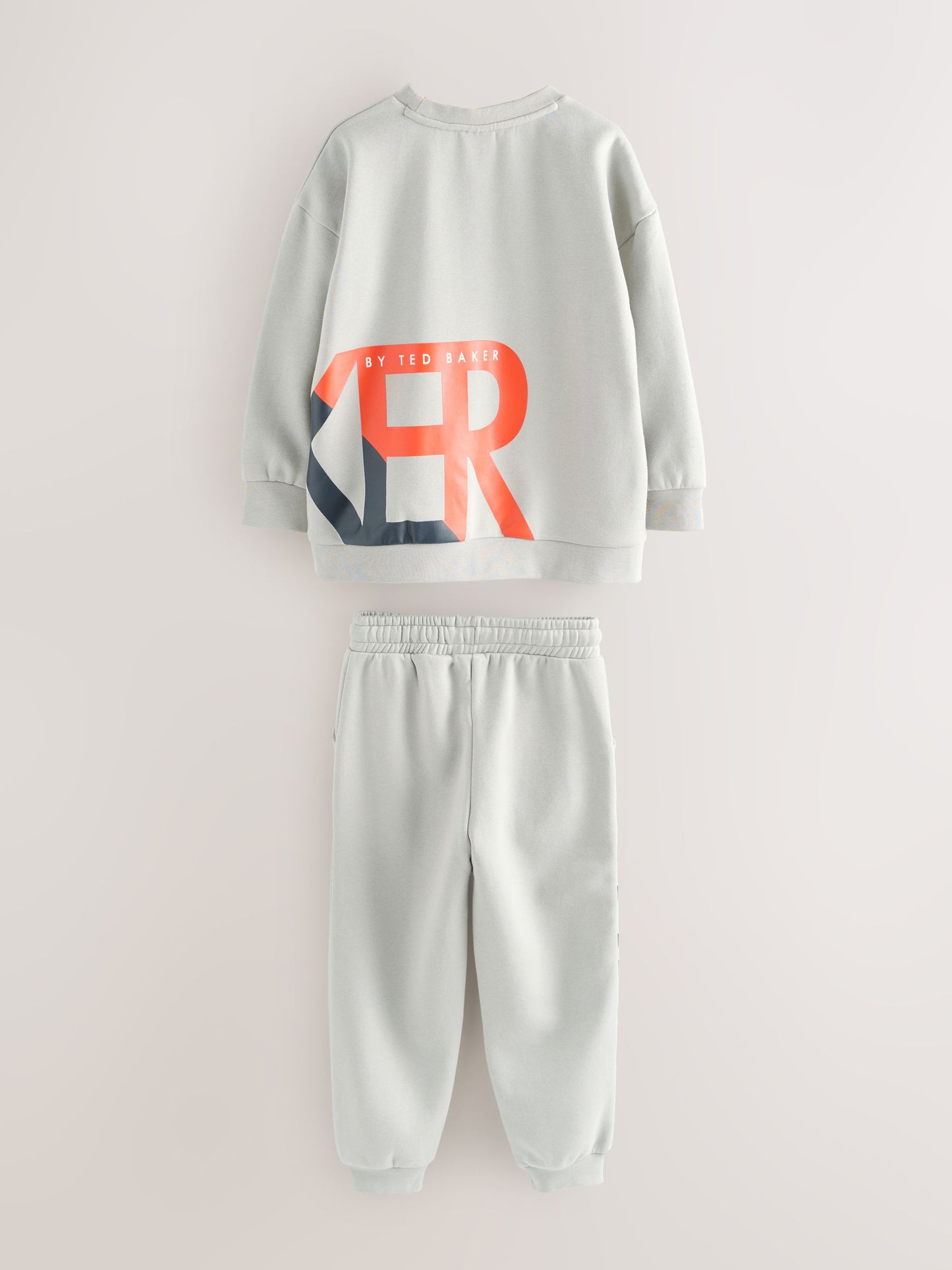 Baker by Ted Baker Oversized Letter Graphic Print Sweatshirt and Joggers Set image 8