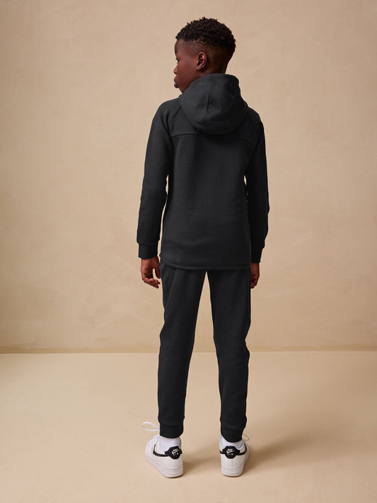 New Black Tech Sportswear Hoodie and Joggers Set