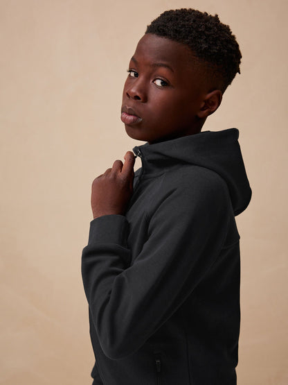 New Black Tech Sportswear Hoodie and Joggers Set