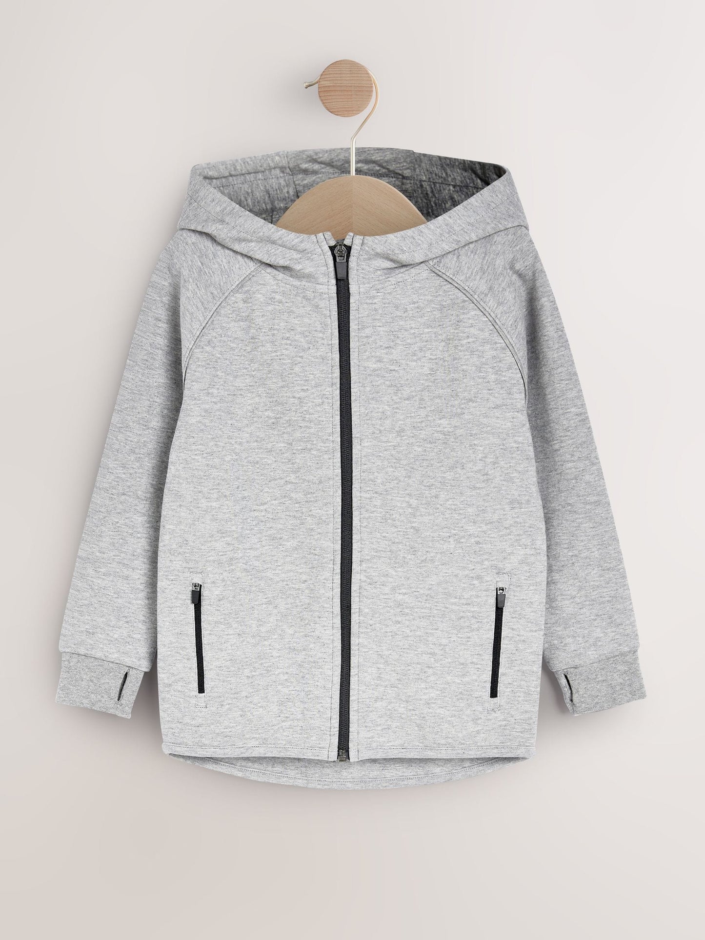 Grey Marl Tech Sportswear Hoodie and Joggers Set