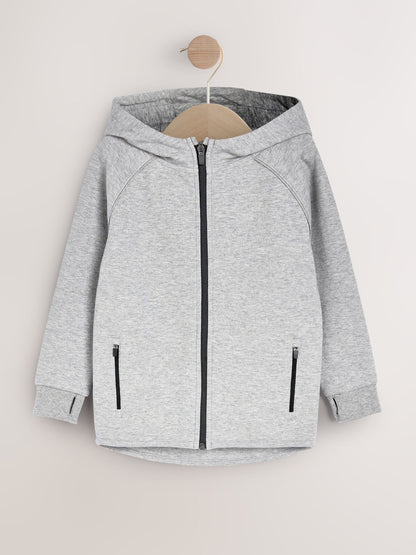 Grey Marl Tech Sportswear Hoodie and Joggers Set