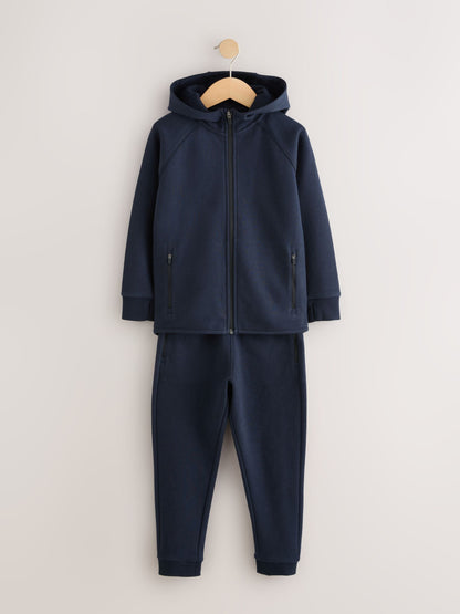 New Navy Tech Sportswear Hoodie and Joggers Set