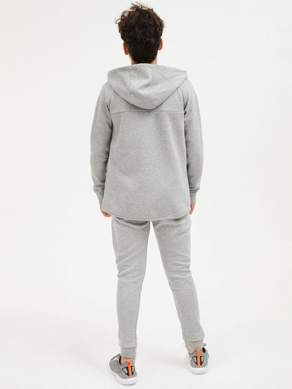 Dsiney Kidz - Grey Marl Tech Sportswear Zip Through Hoodie (3-16yrs) image 3