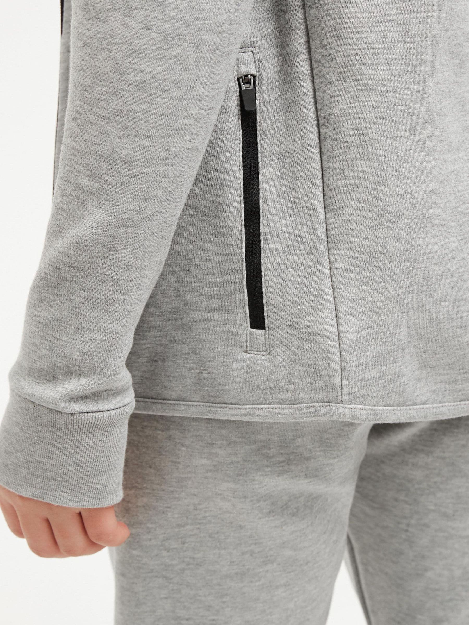 Dsiney Kidz - Grey Marl Tech Sportswear Zip Through Hoodie (3-16yrs) image 5