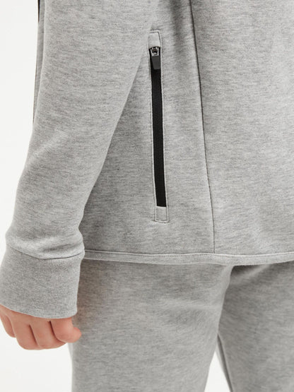 Dsiney Kidz - Grey Marl Tech Sportswear Zip Through Hoodie (3-16yrs) image 5