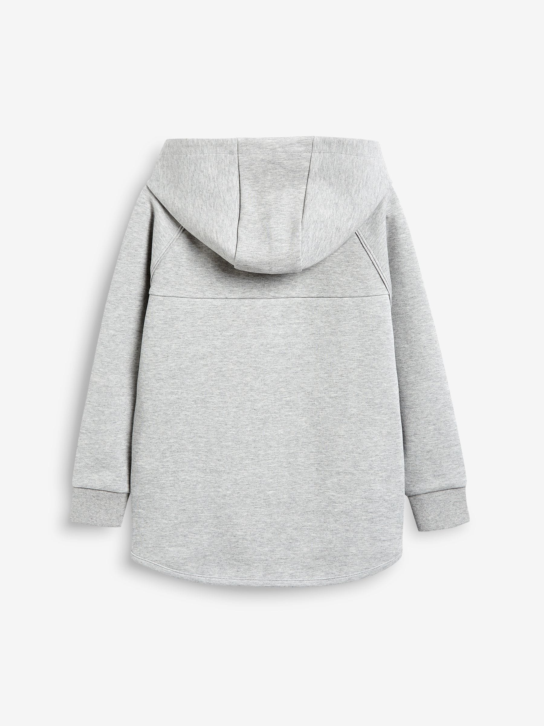 Dsiney Kidz - Grey Marl Tech Sportswear Zip Through Hoodie (3-16yrs) image 7