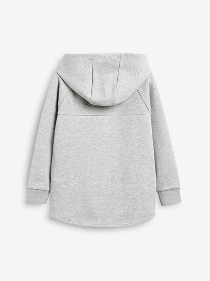 Dsiney Kidz - Grey Marl Tech Sportswear Zip Through Hoodie (3-16yrs) image 7