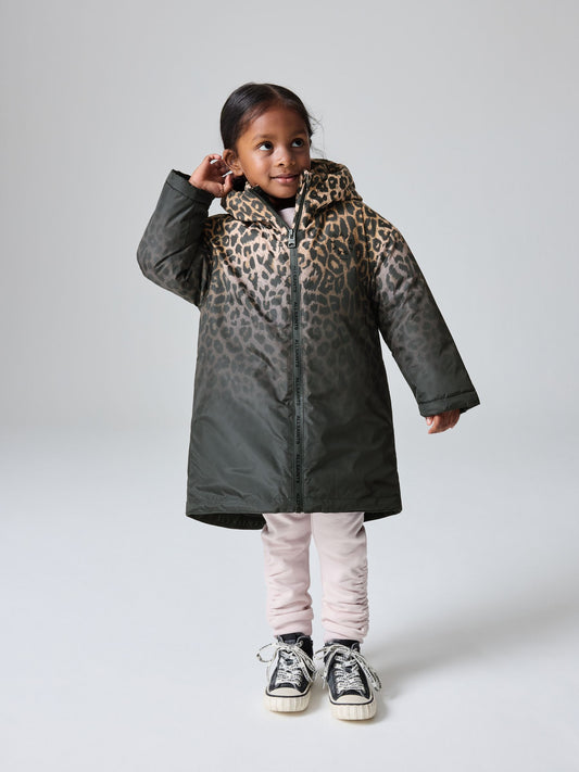 smALLSAINTS Leopard Print Younger Girls Coat - image 1