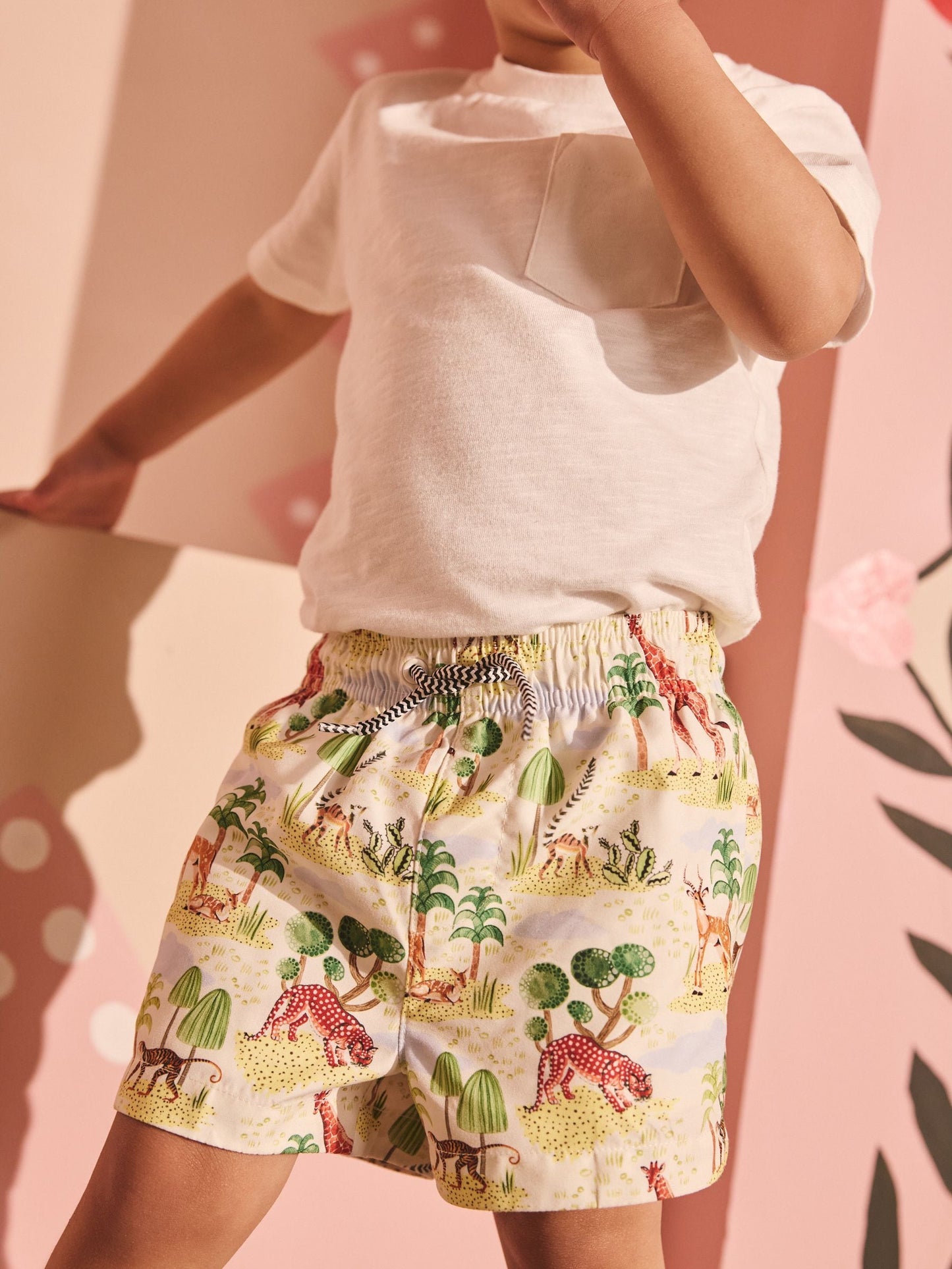 Green/White Cath Kidston Swim Shorts (3mths-7yrs) image 4