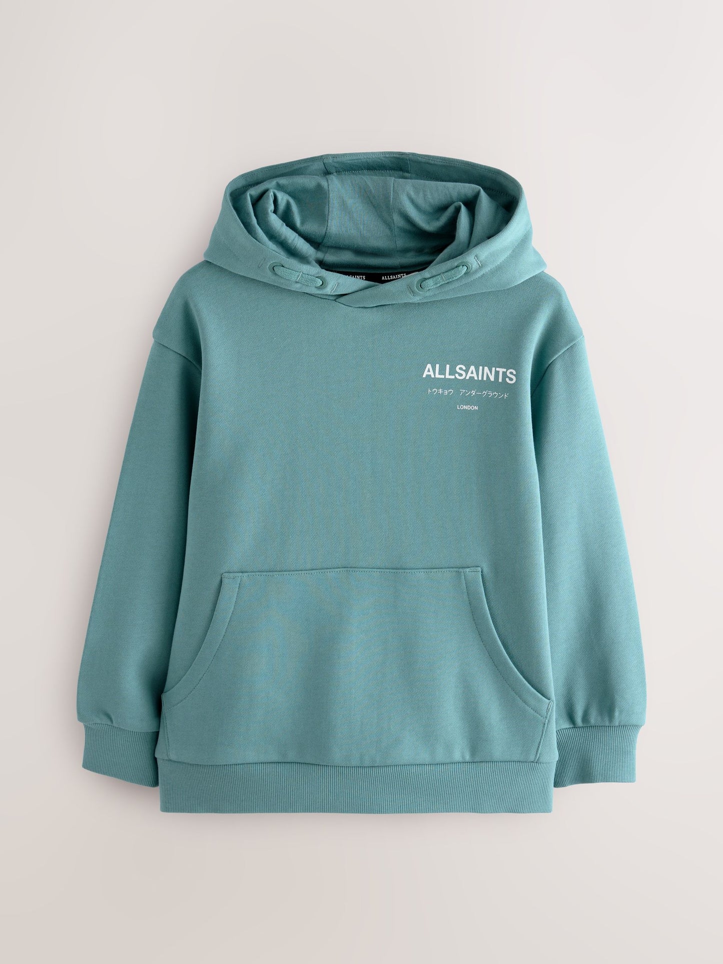 Dsiney Kidz - smALLSAINTS Teal Blue Oversized Underground Pullover Hoodie image 6