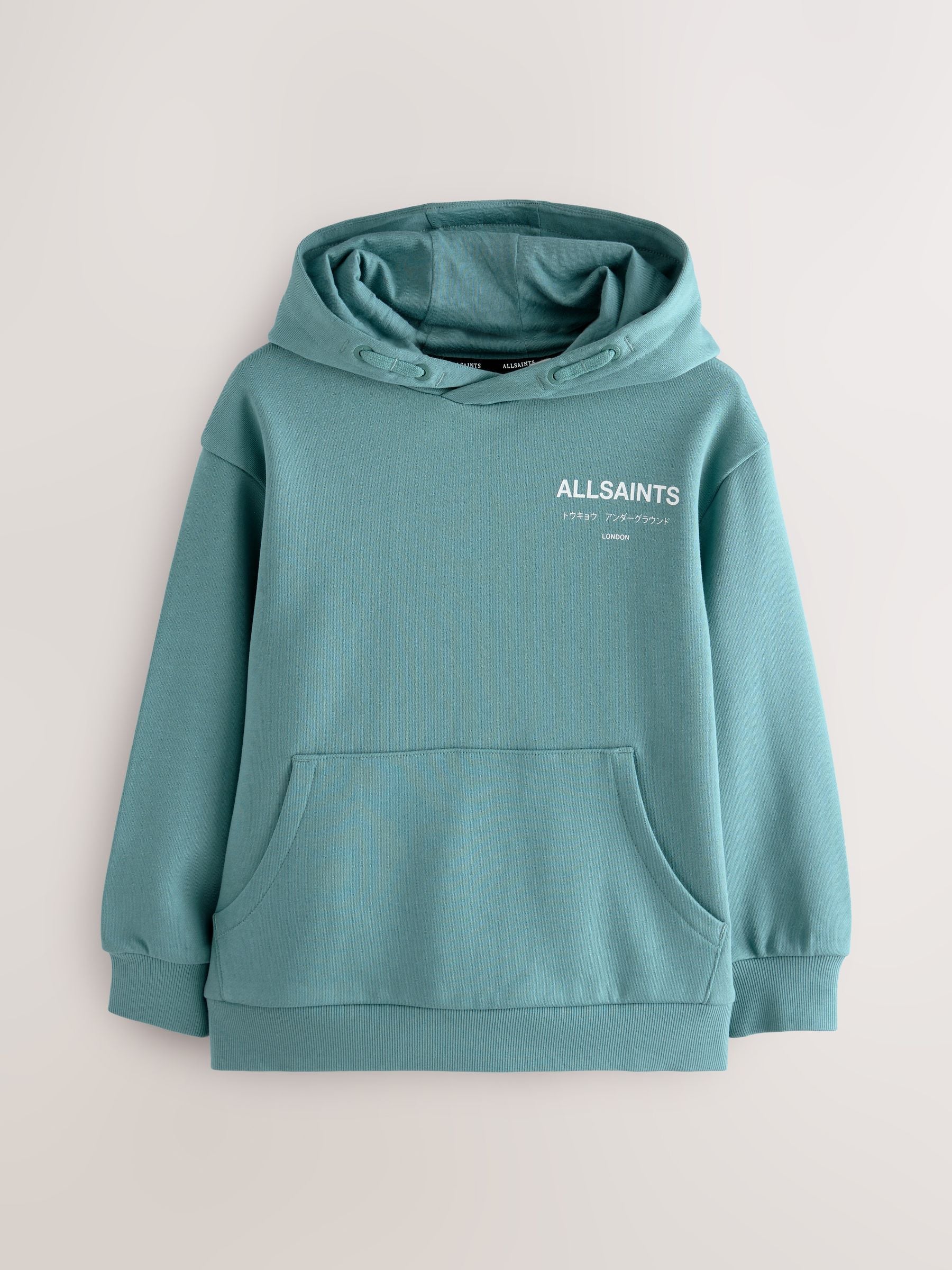 Dsiney Kidz - smALLSAINTS Teal Blue Oversized Underground Pullover Hoodie image 6