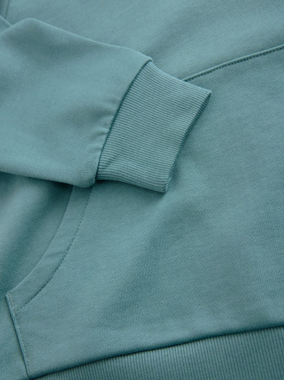 Dsiney Kidz - smALLSAINTS Teal Blue Oversized Underground Pullover Hoodie image 8