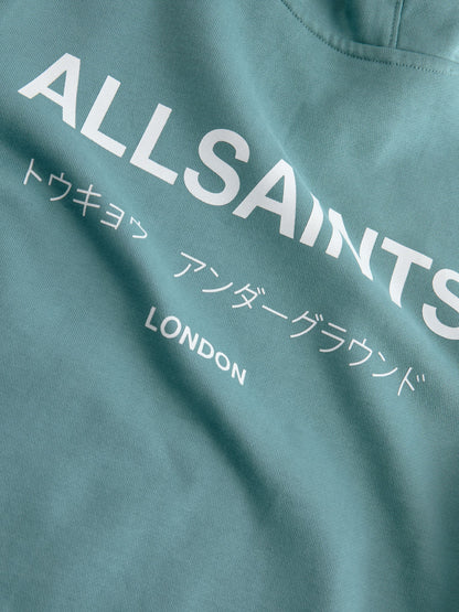 Dsiney Kidz - smALLSAINTS Teal Blue Oversized Underground Pullover Hoodie image 9