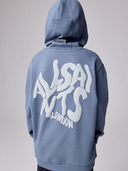 Dsiney Kidz - smALLSAINTS Mid Blue Oversized Orlando Pullover Hoodie image 3
