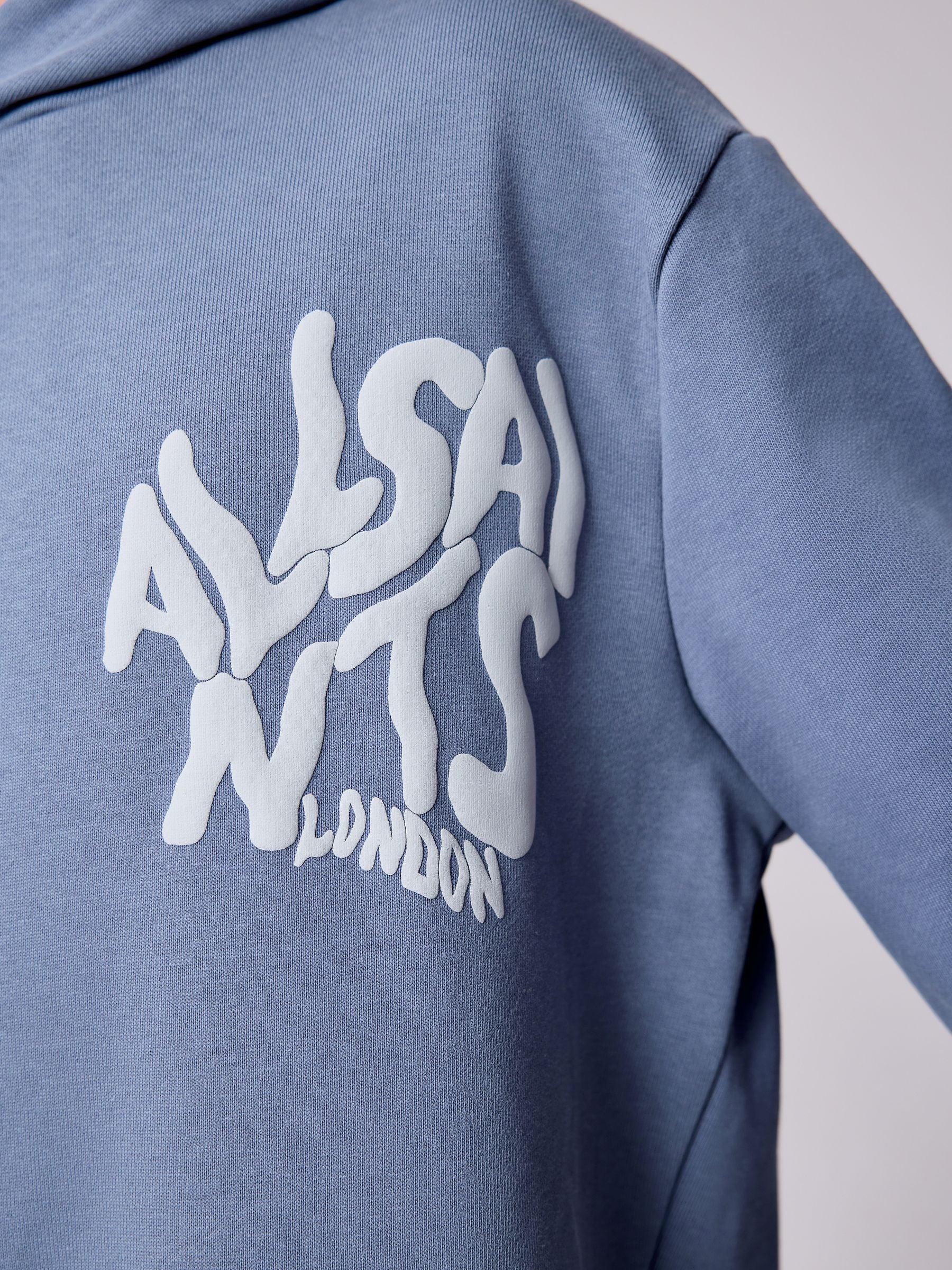 Dsiney Kidz - smALLSAINTS Mid Blue Oversized Orlando Pullover Hoodie image 4