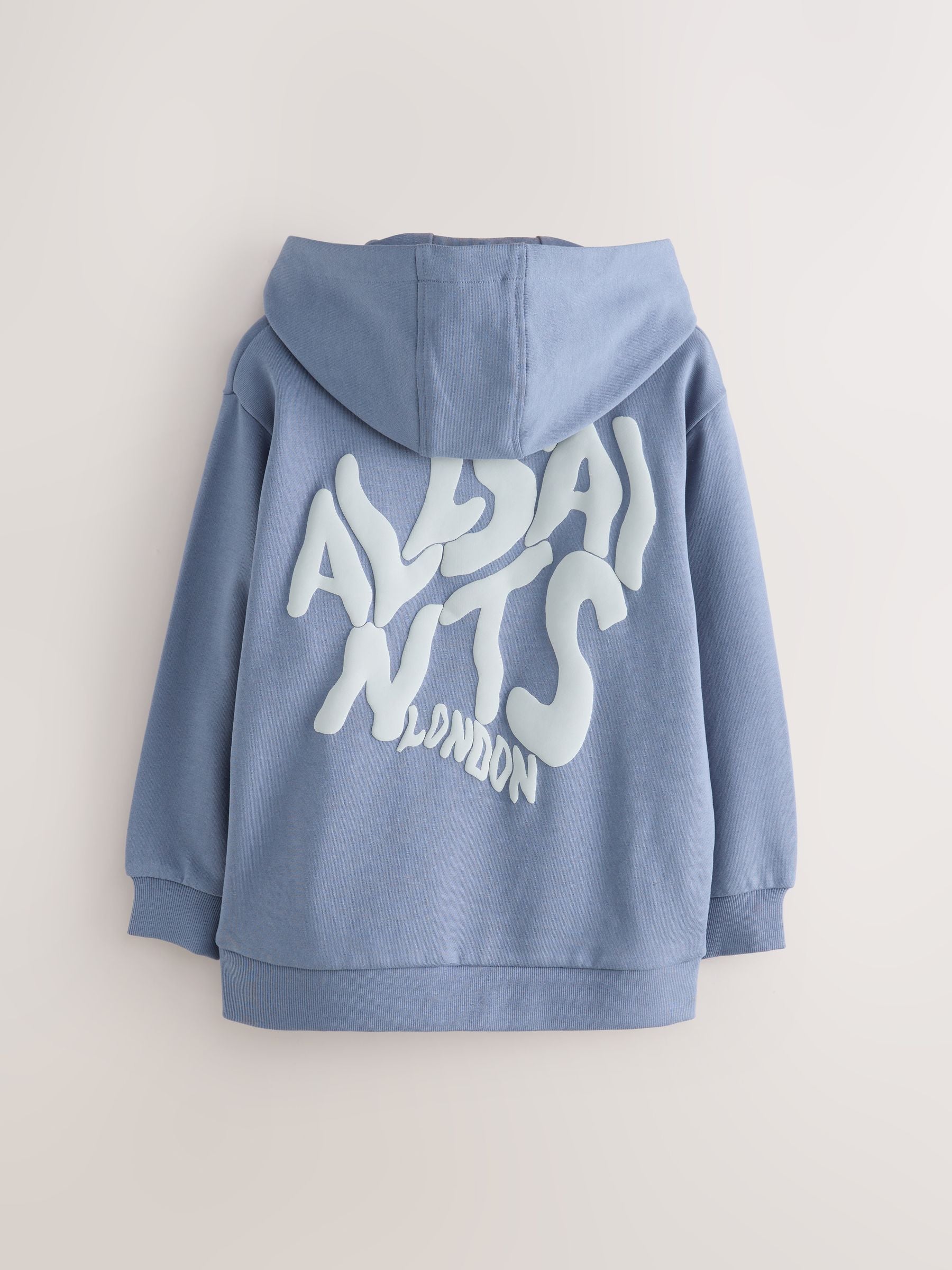 Dsiney Kidz - smALLSAINTS Mid Blue Oversized Orlando Pullover Hoodie image 6