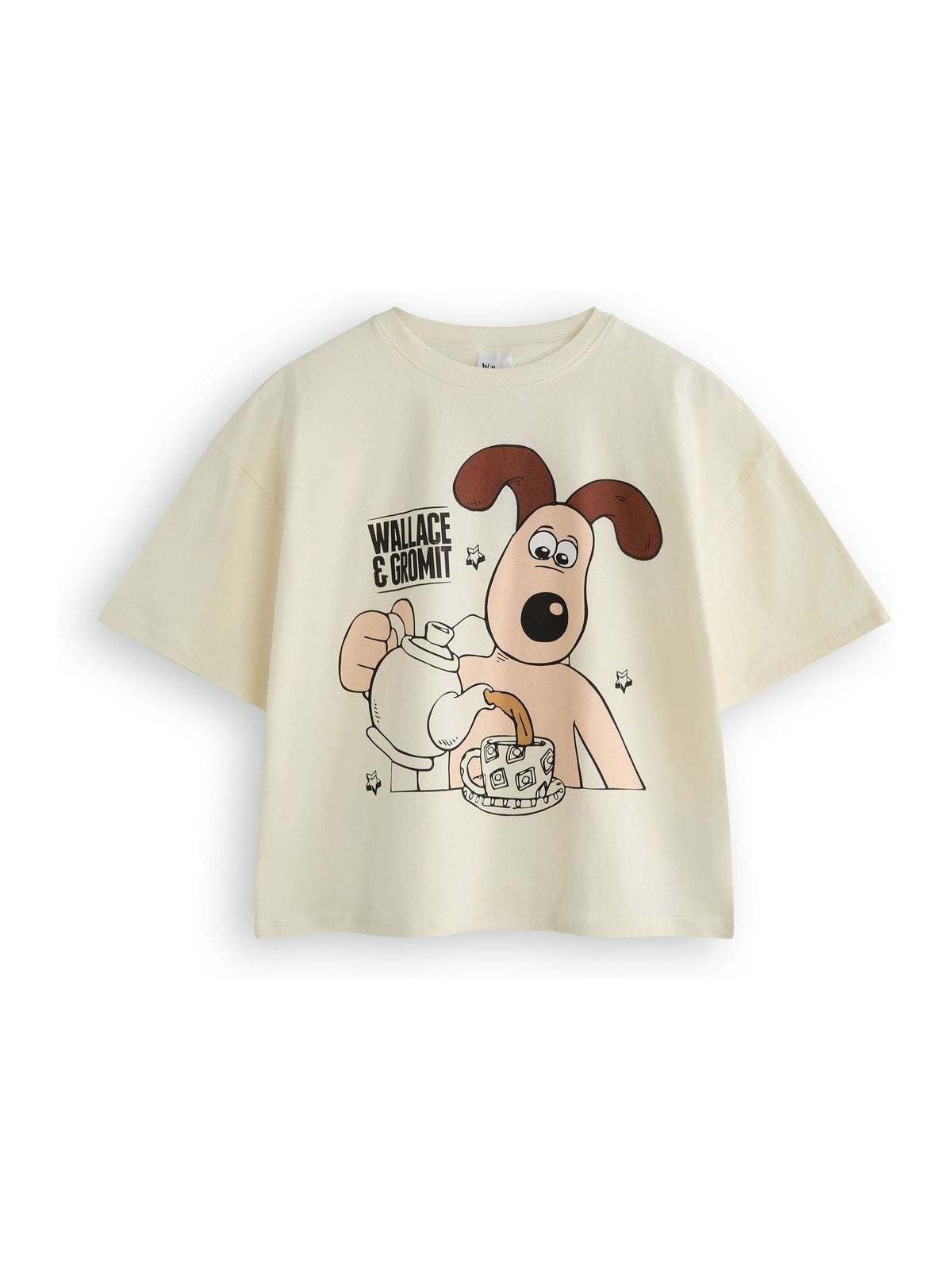 Vanilla Underground Cream Ladies Wallace and Gromit 100% Cotton Pyjamas - image 2