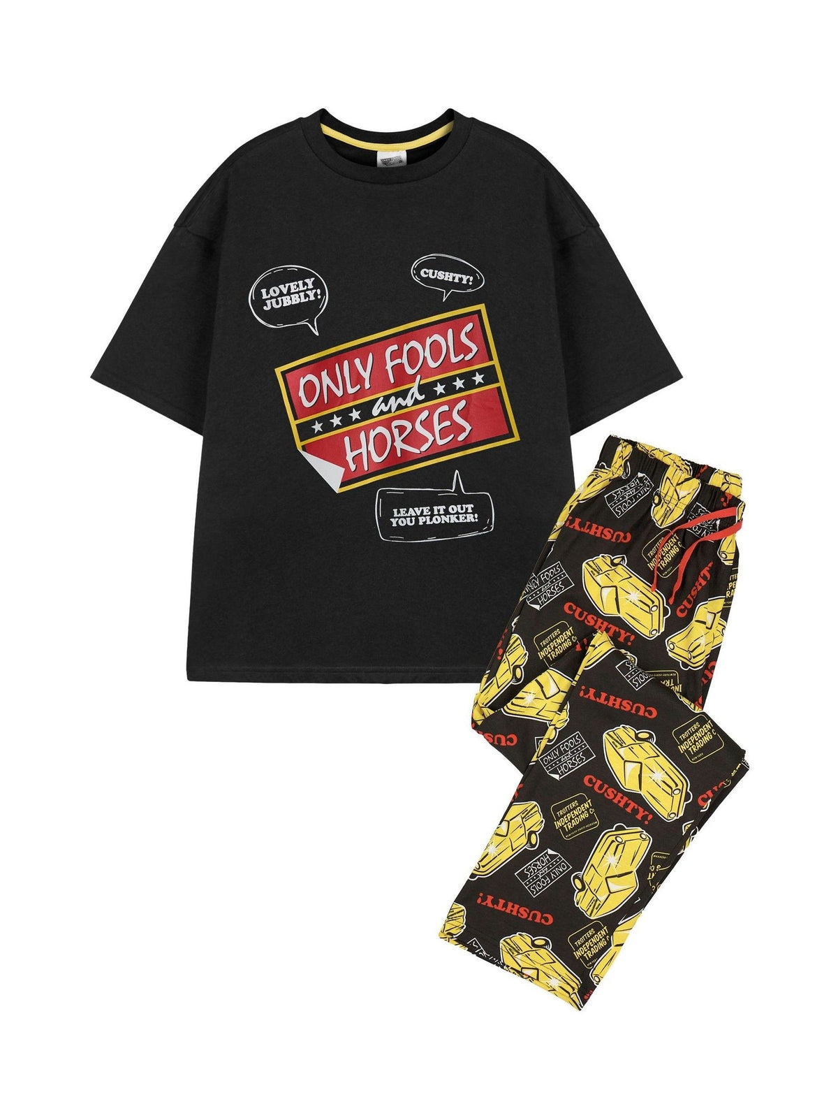 Vanilla Underground Green Mens 100% Cotton Only Fools Horses Pyjama Set - image 1