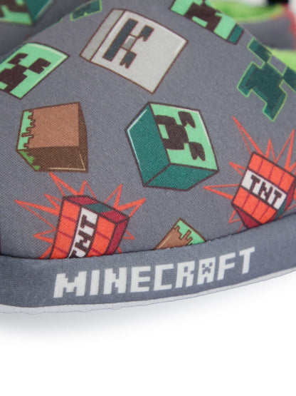 Vanilla Underground Grey Minecraft Boys Slippers image 6
